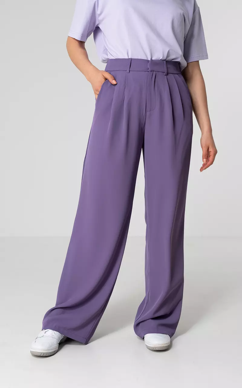 Wide leg pantalon Purple