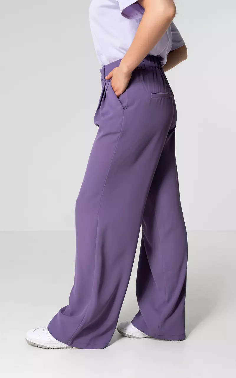 Wide leg pantalon Purple