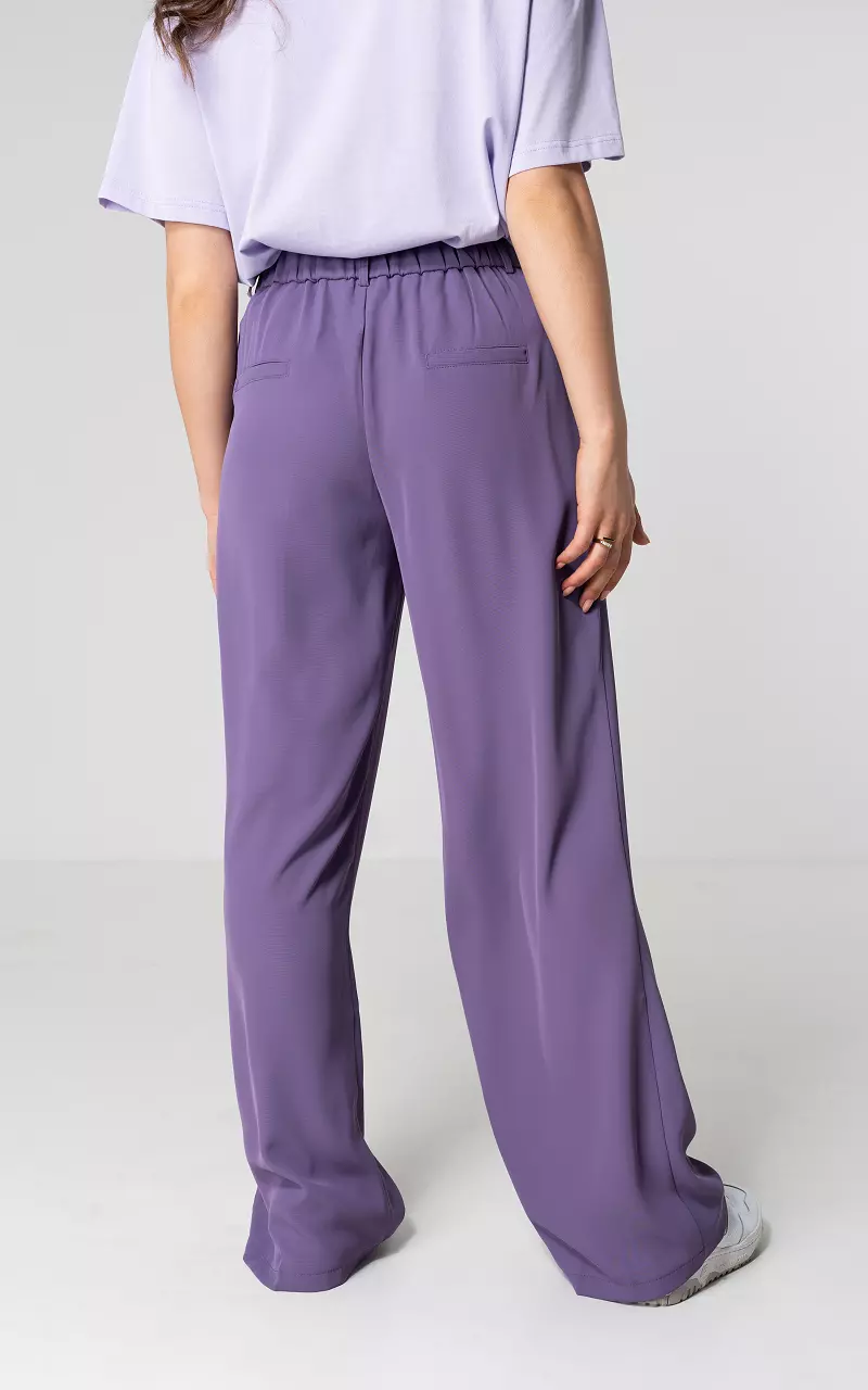 Wide leg pantalon Purple