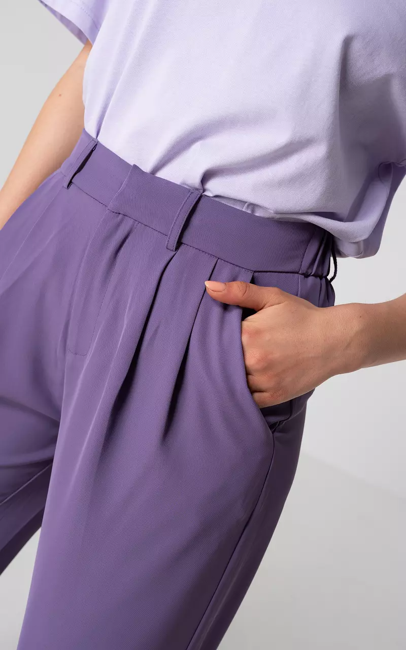 Wide leg pantalon Purple