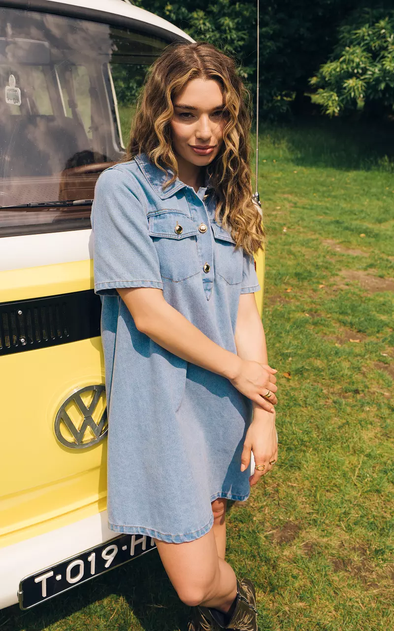 Denim dress Light Blue