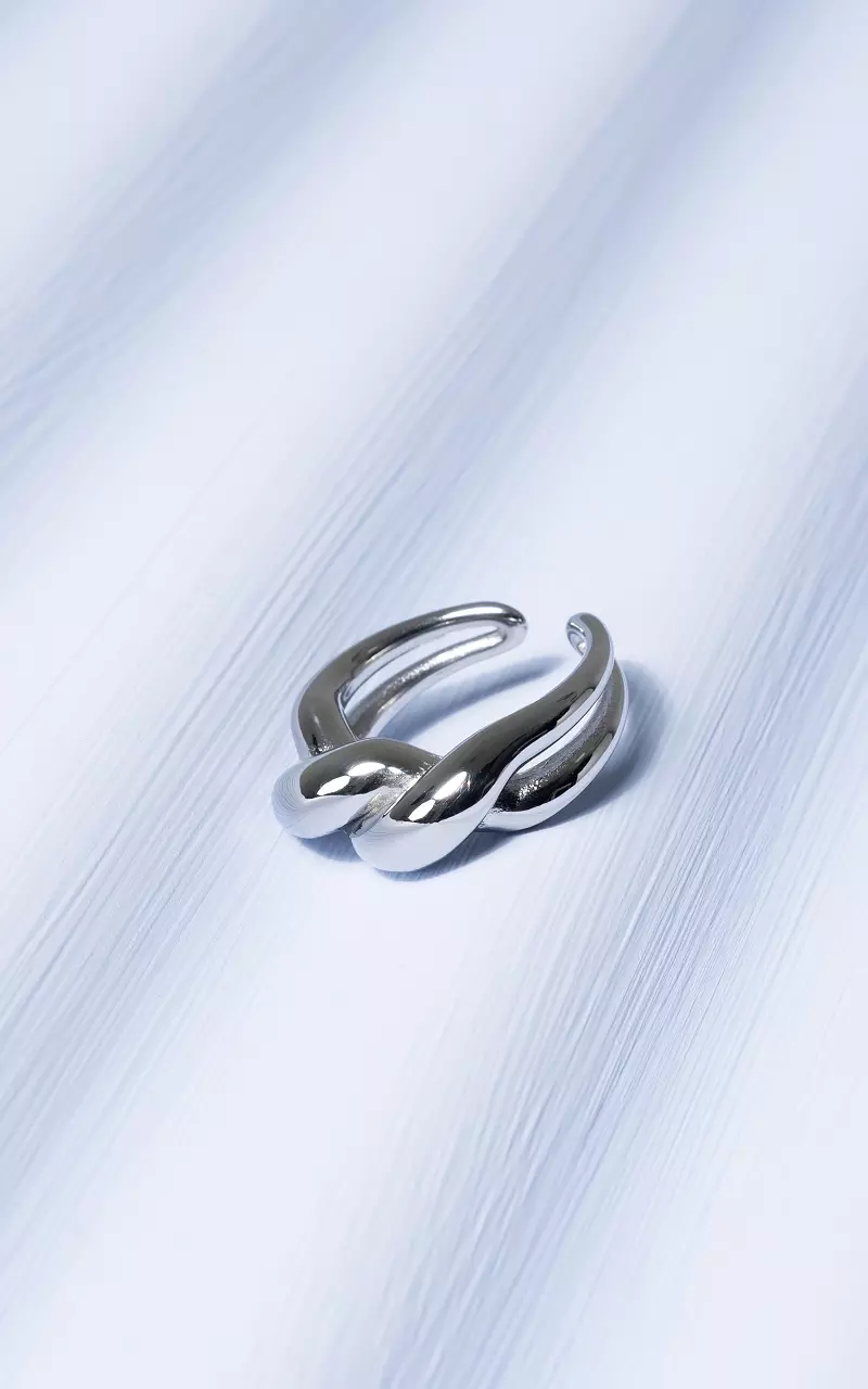 Ring aus Edelstahl Silber