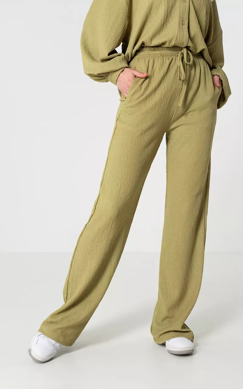 Wide leg pants Kaki