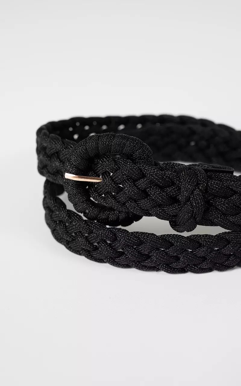 Geflochtener Gürtel Schwarz