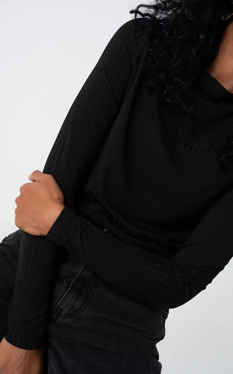 Basic Ripptop Schwarz