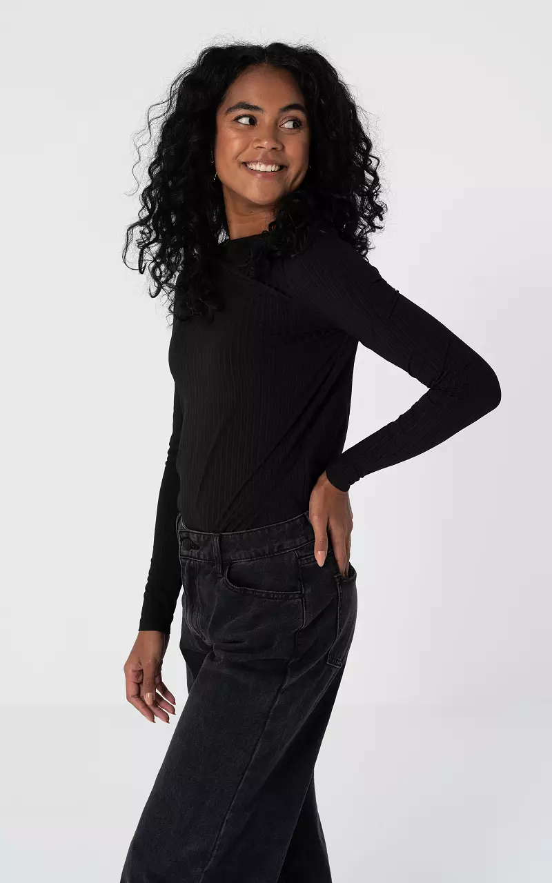 Basic Ripptop Schwarz