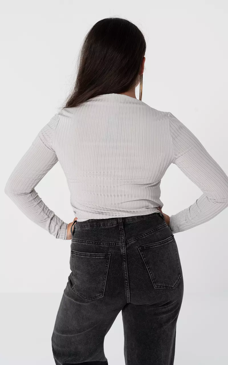 Basic Ripptop Hellgrau