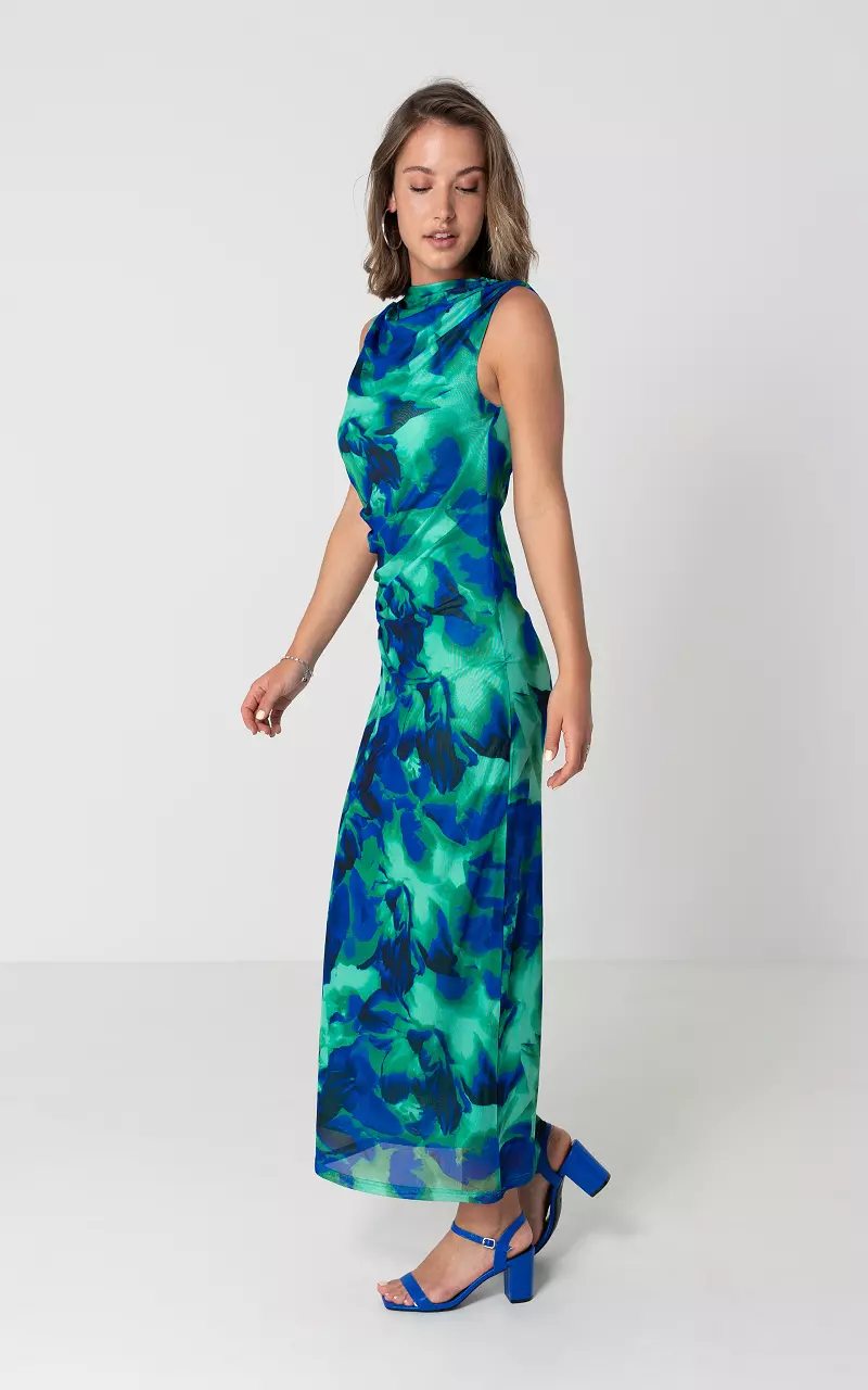 Maxikleid grün blau Clearance