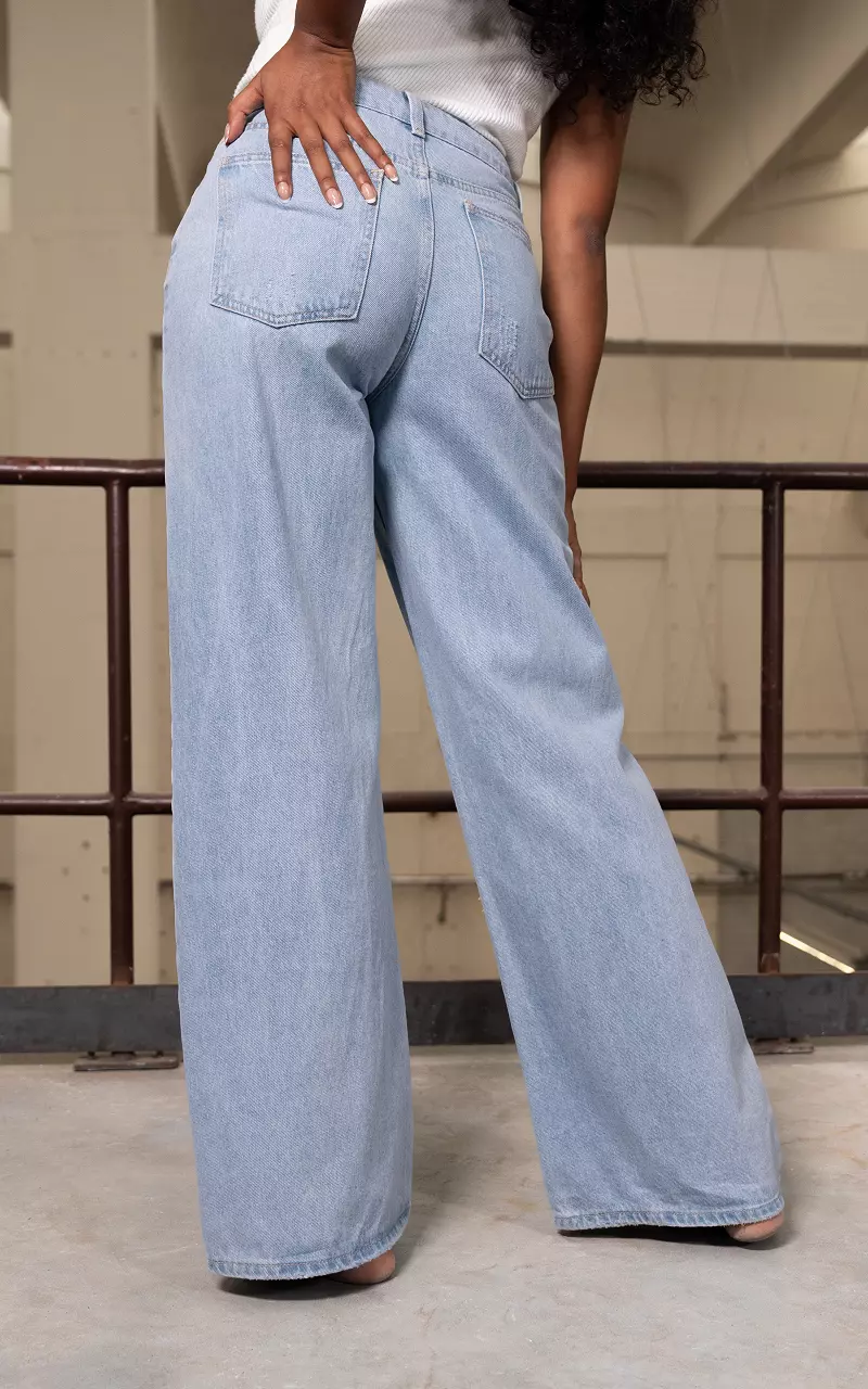Baggy wide leg jeans Light Blue