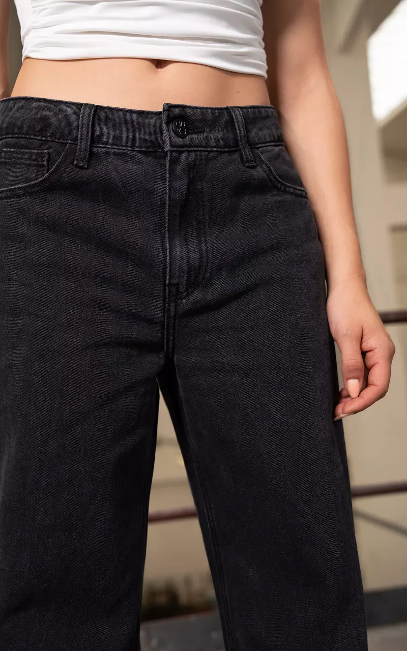 Baggy wide leg jeans  Dark Grey