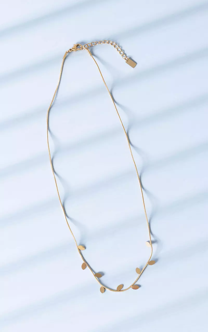 Necklace made of stainless steel Gold