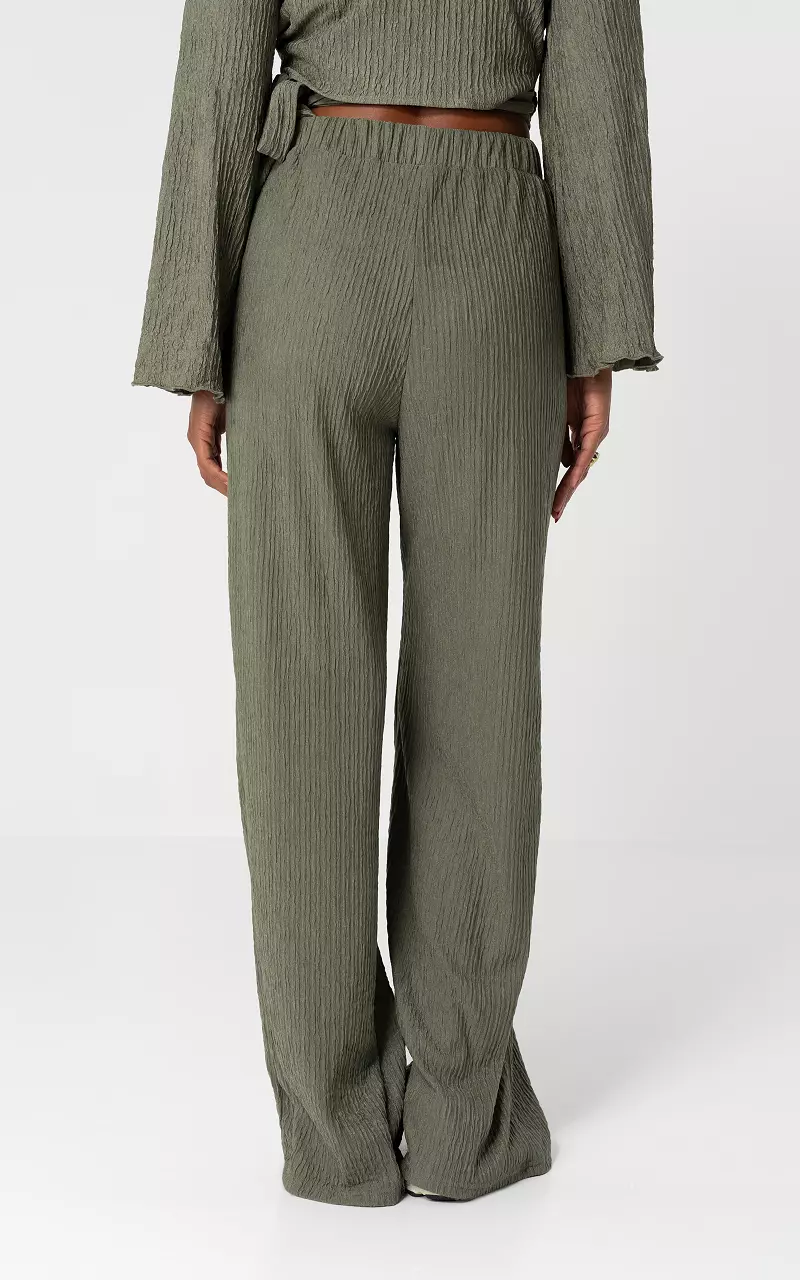 Loose-fitting pants Kaki