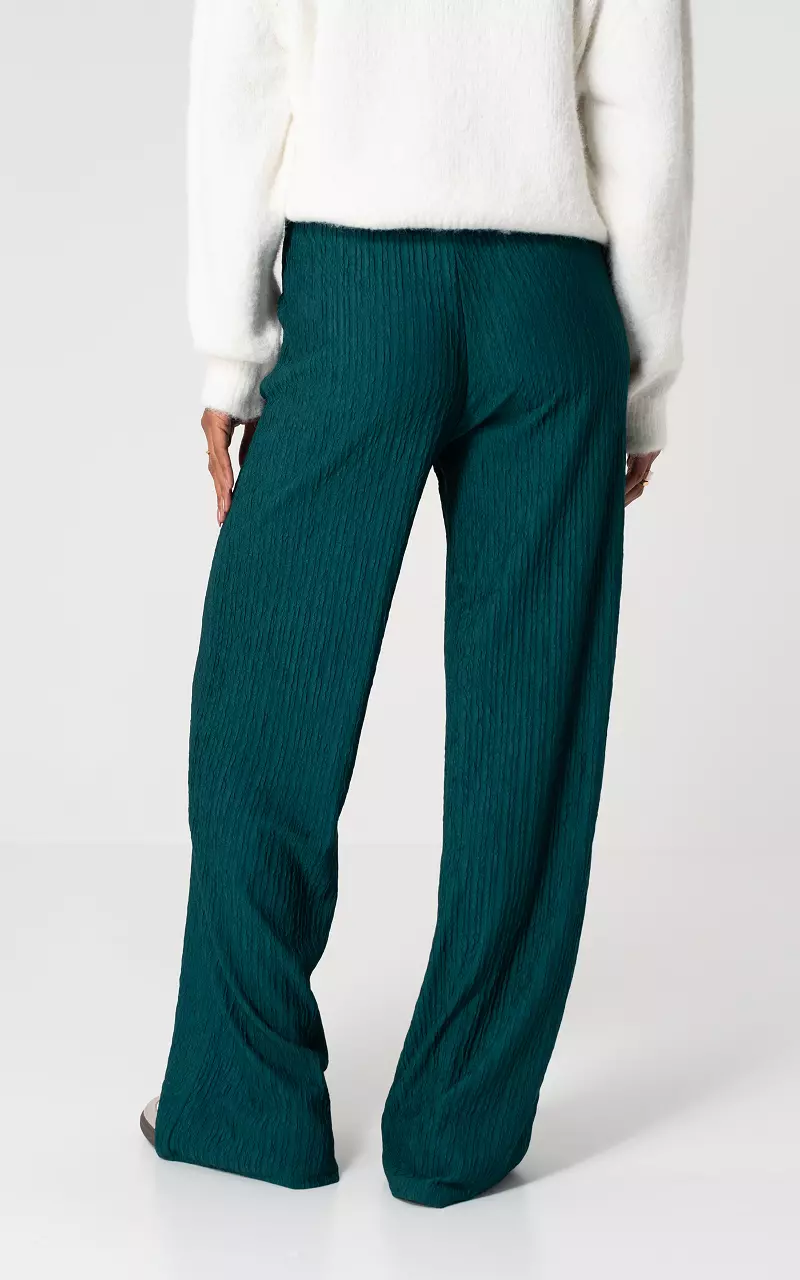 Loose-fitting pants Petrol