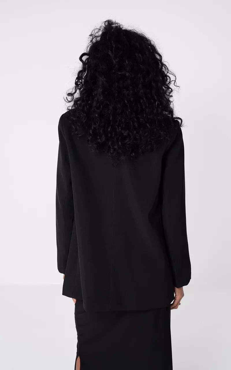 Blazer met hartjes Zwart