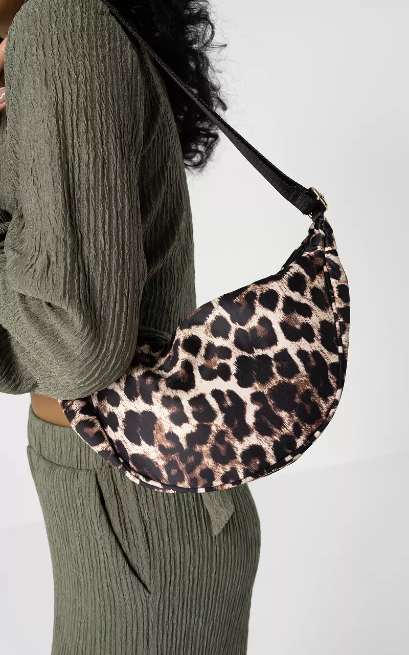 Leopard hip bag with adjustable straps Leopard