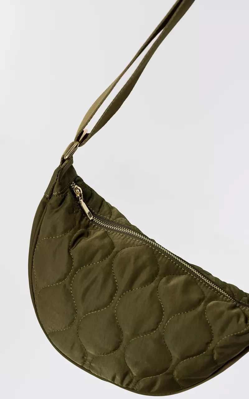 Heuptasje met goudkleurige details Kaki