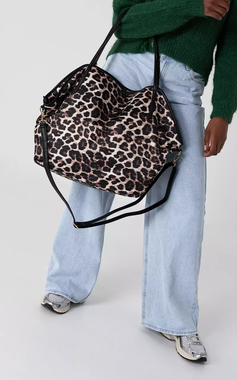 Tas met leopard print Leopard