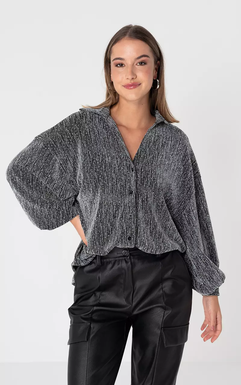Glitter blouse discount
