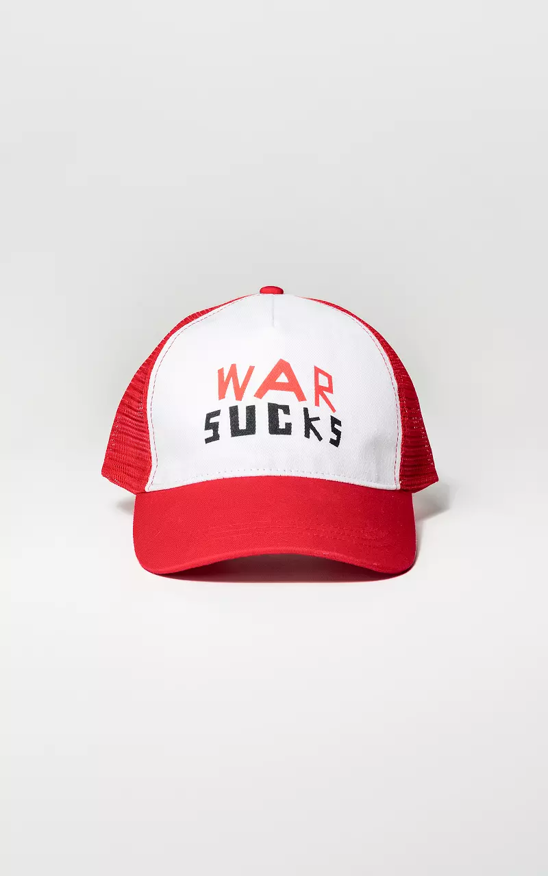 War S*cks cap Red White