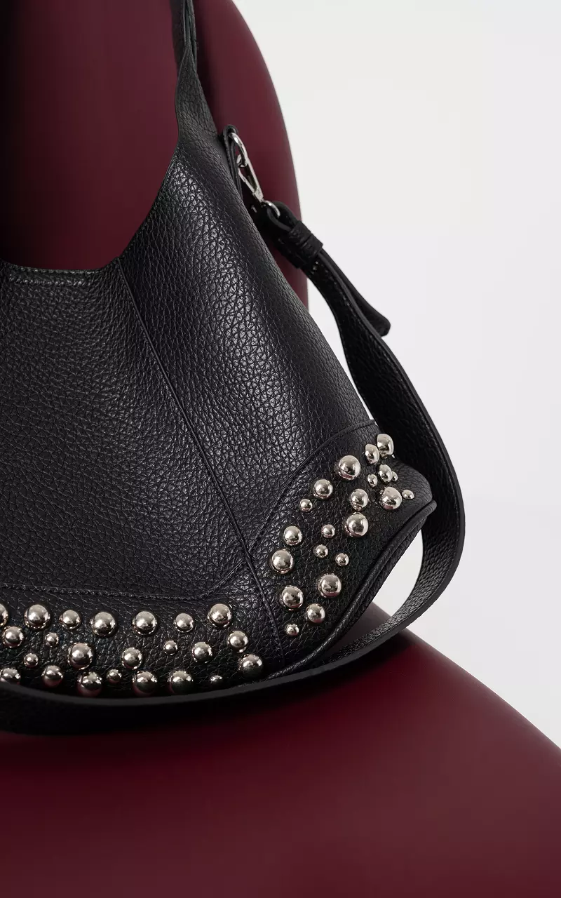 Bag with studs Black Silver