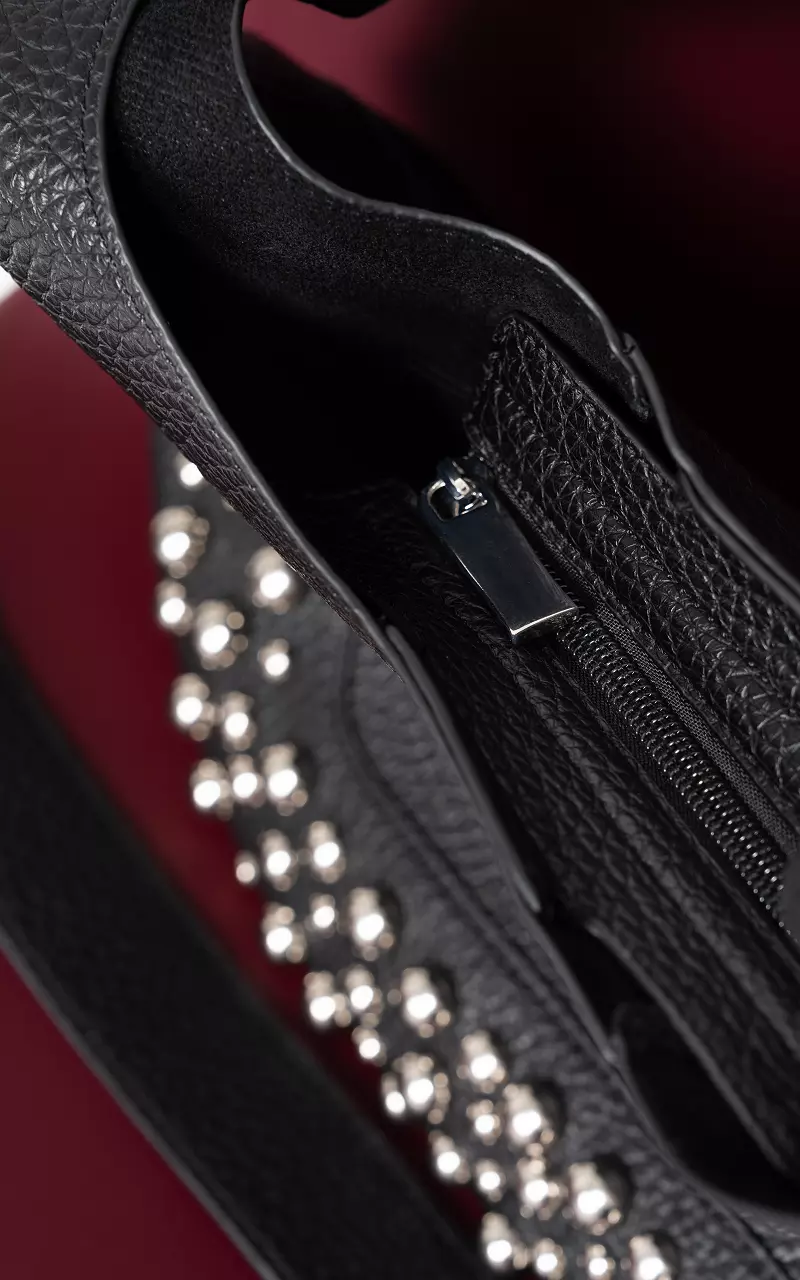Bag with studs Black Silver