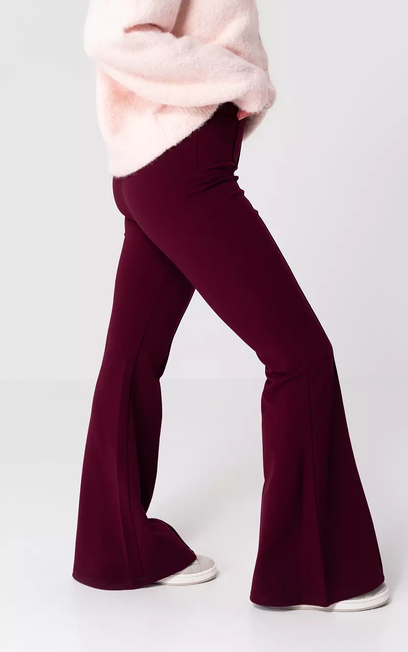 High Waist Hose Bordeaux