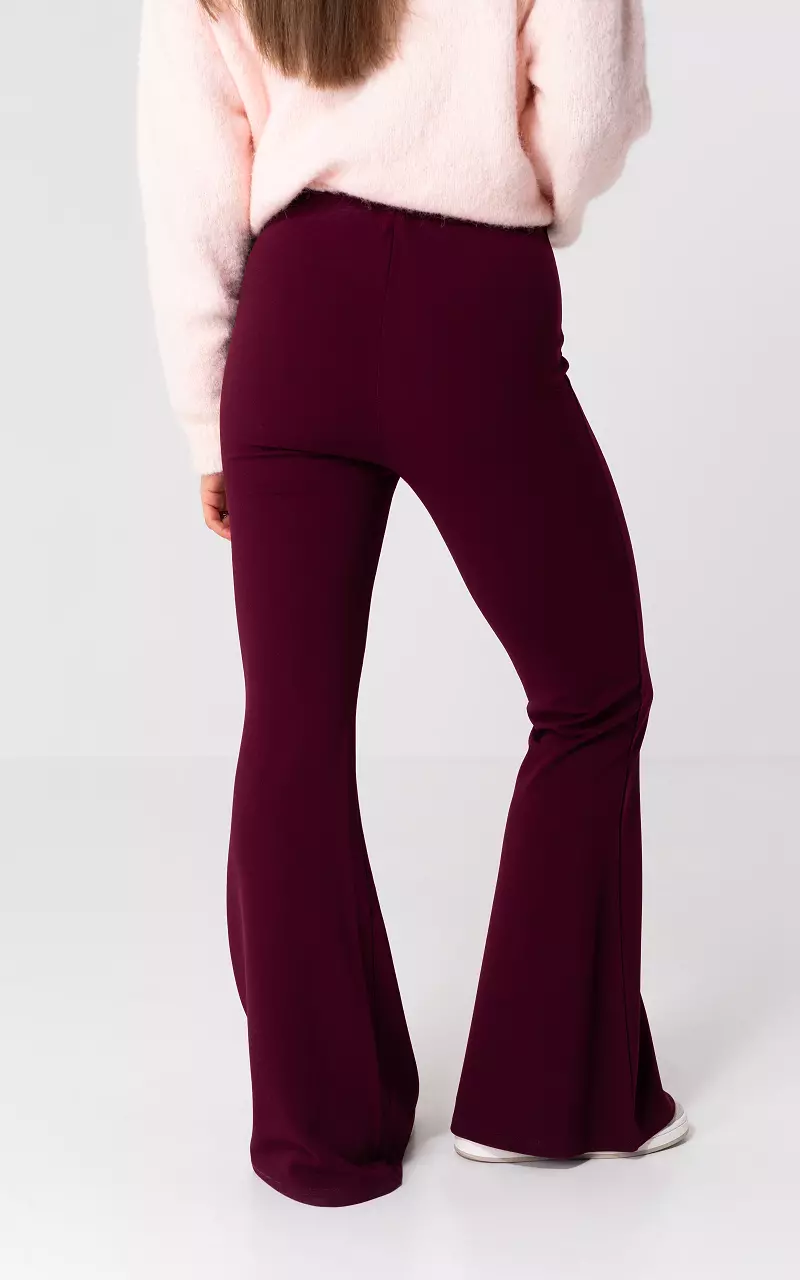 High Waist Hose Bordeaux