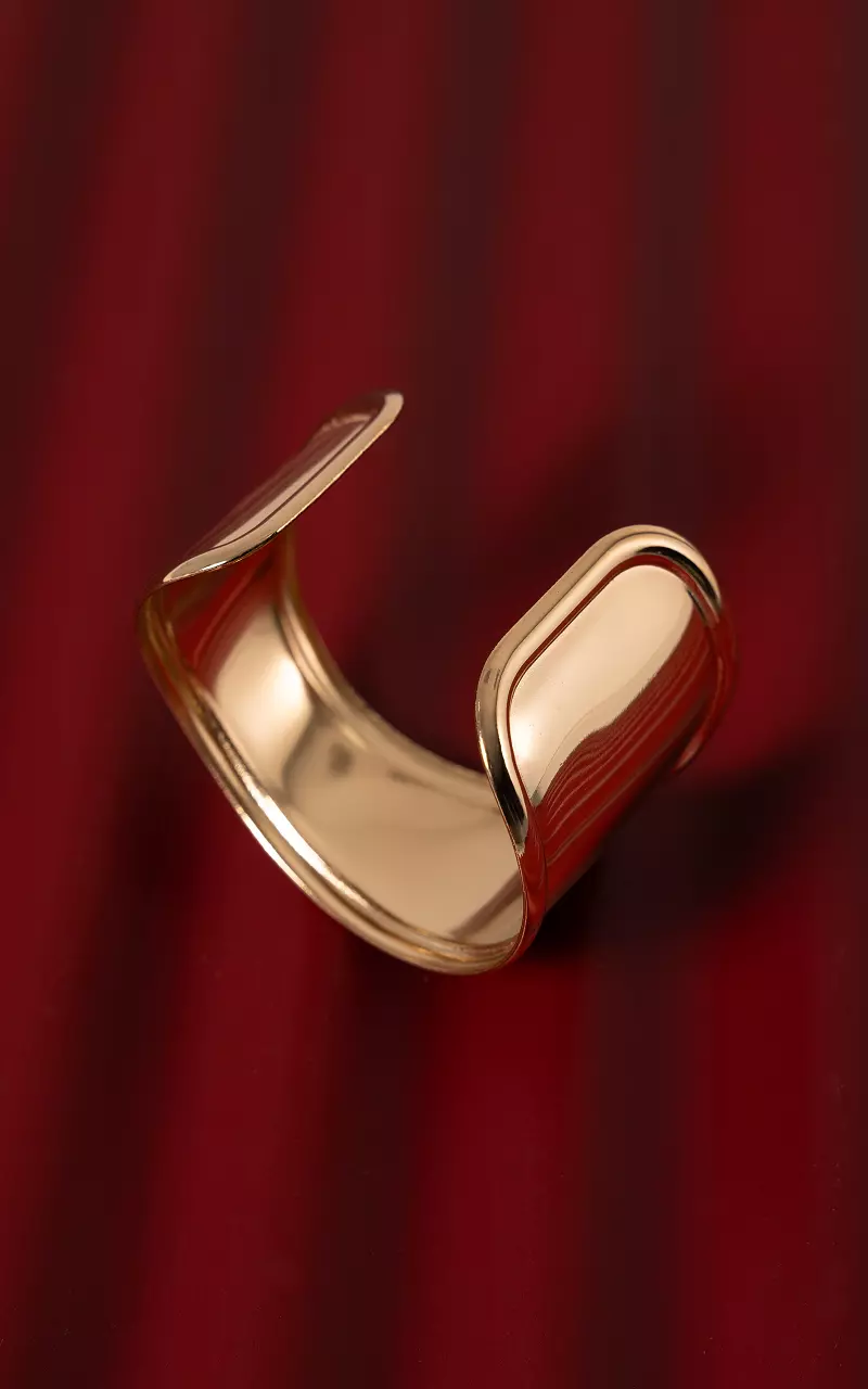 Adjustable bracelet made of stainless steel Gold