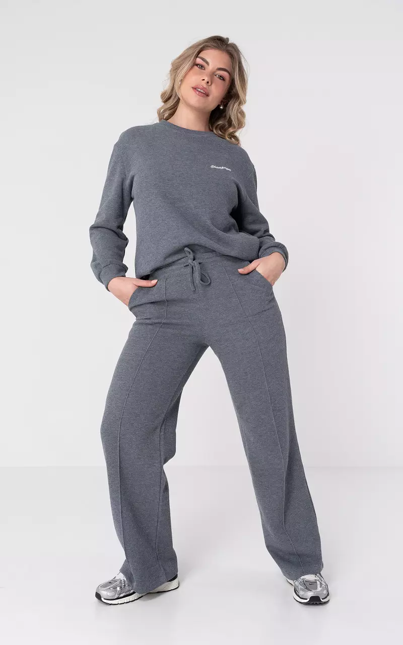 Trousers with side pockets Grey