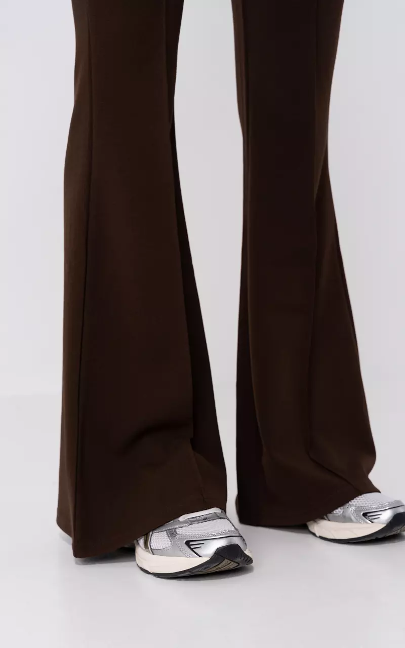 High Waist Hose Dunkelbraun