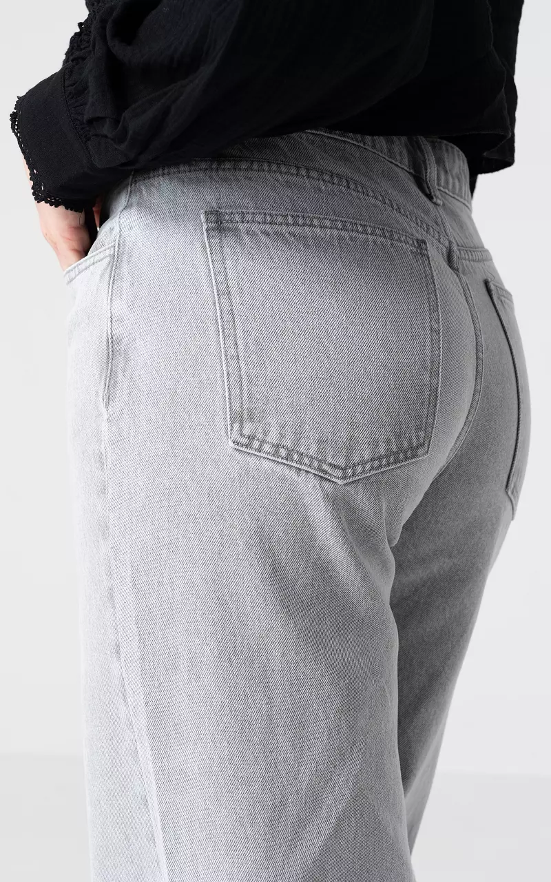 Wide leg jeans Light Grey