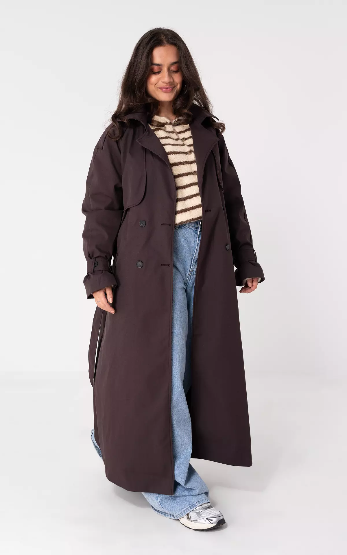 Trench coat - Dark Brown | Guts & Gusto | GUTSGUSTO.COM