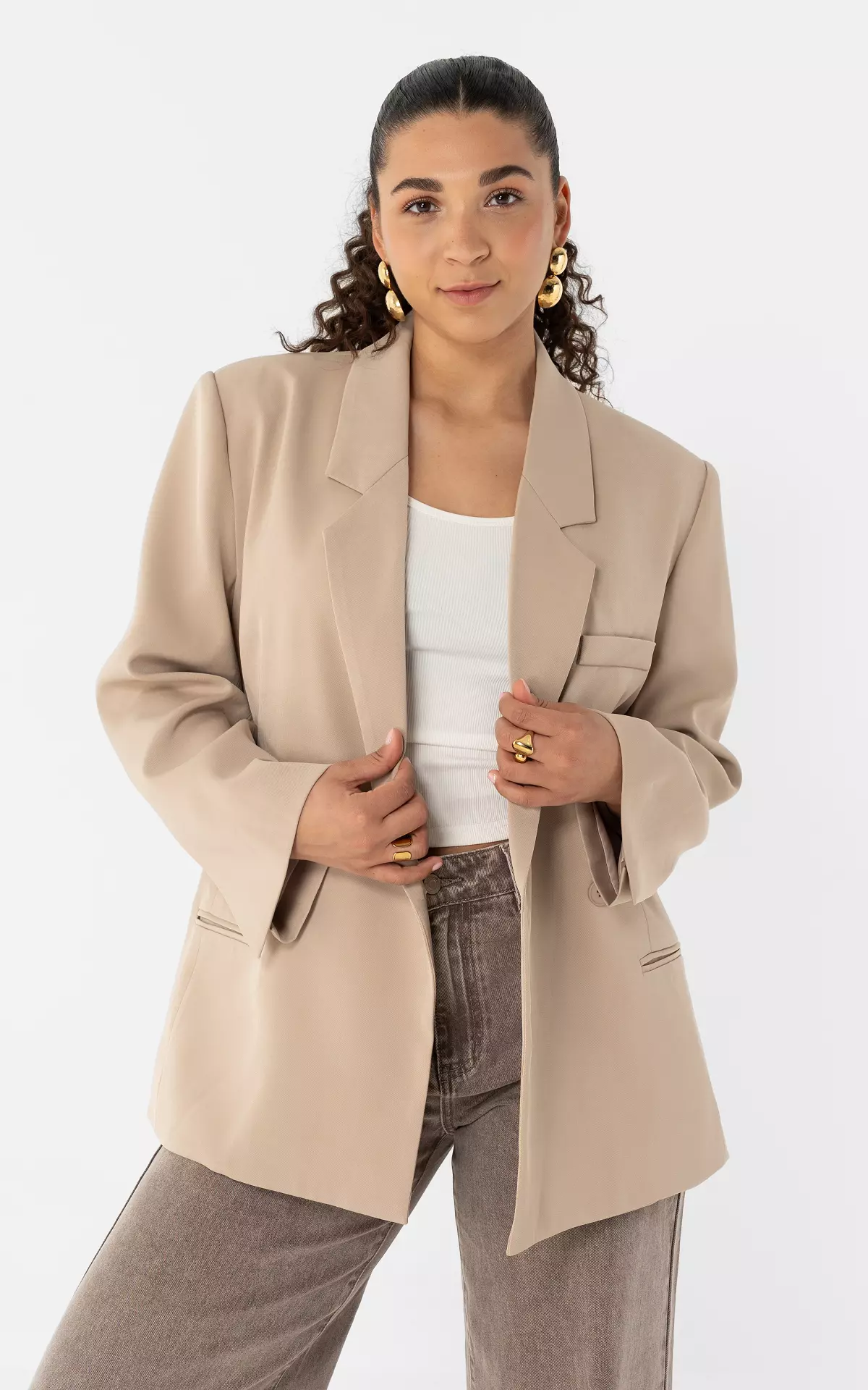 ANTOS 　OVERSIZE BLAZER Oversized blazer - Beige | Guts & Gusto | GUTSGUSTO.COM