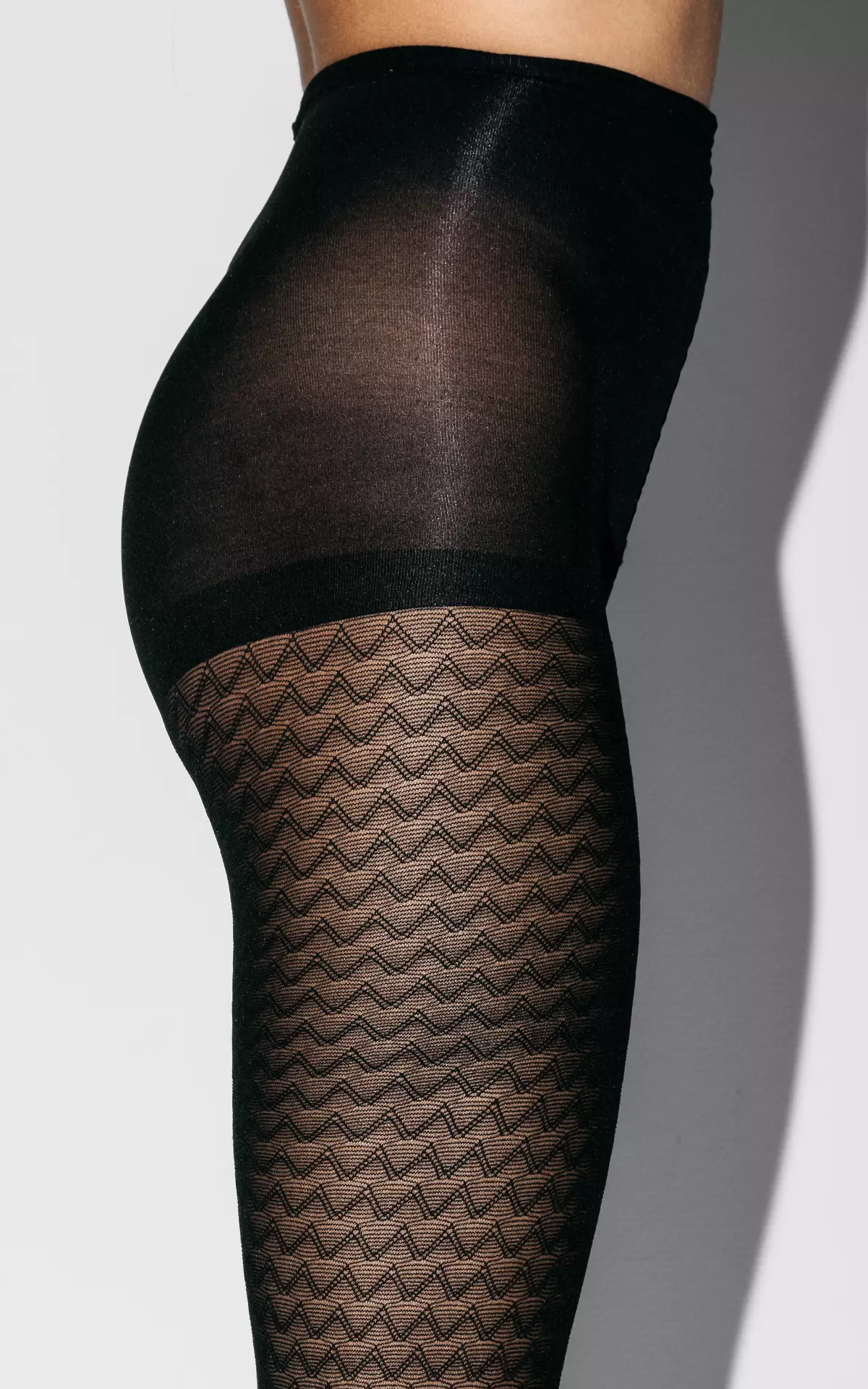 Patterned tights - Black, Guts & Gusto