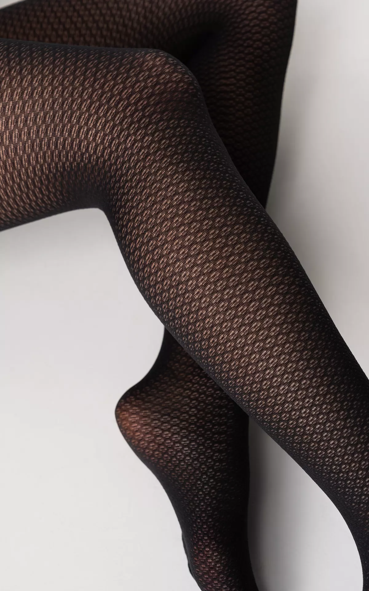 63 DEN Patterned tights - Black