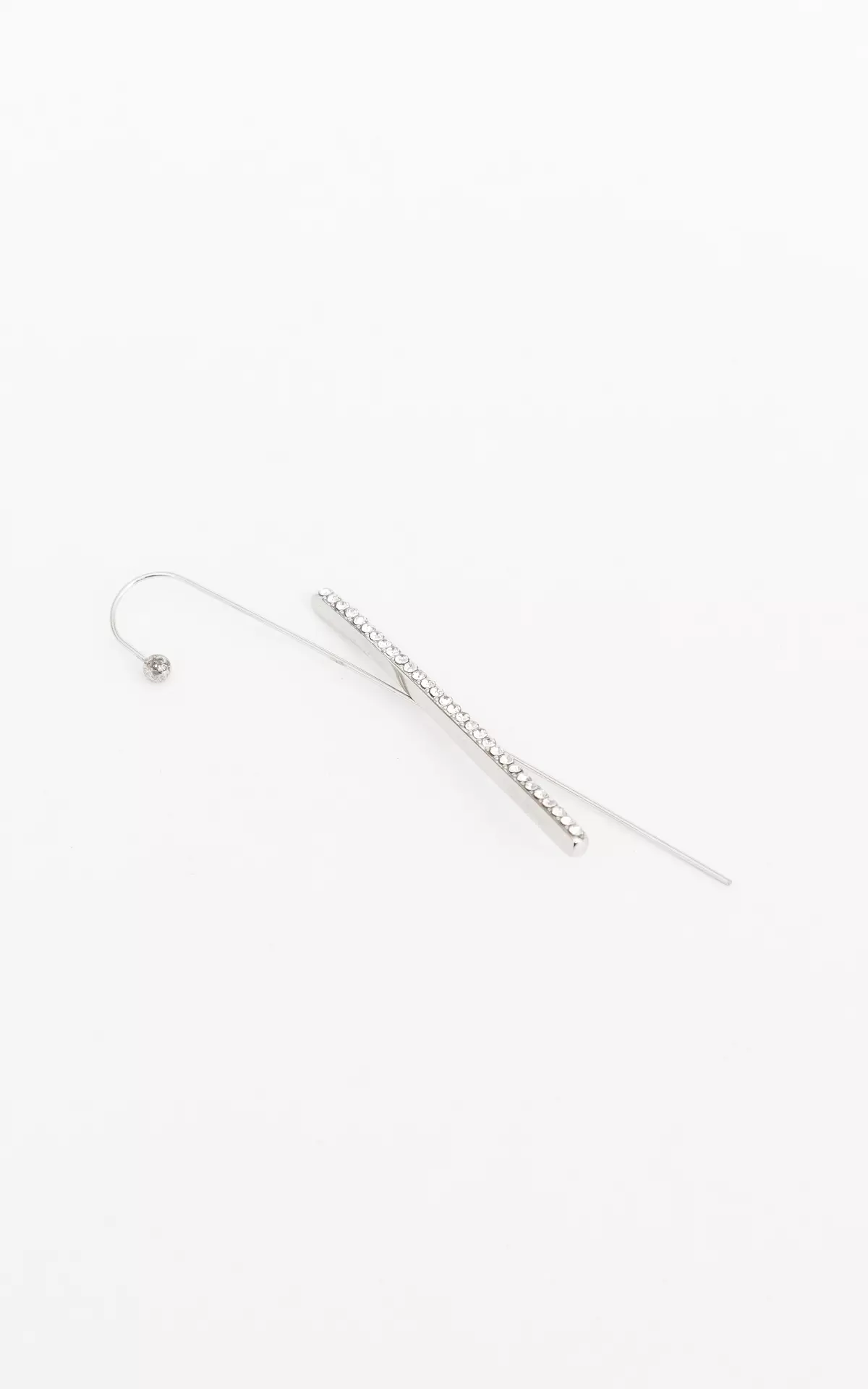 Single earring of stainless steel - Silver | Guts & Gusto