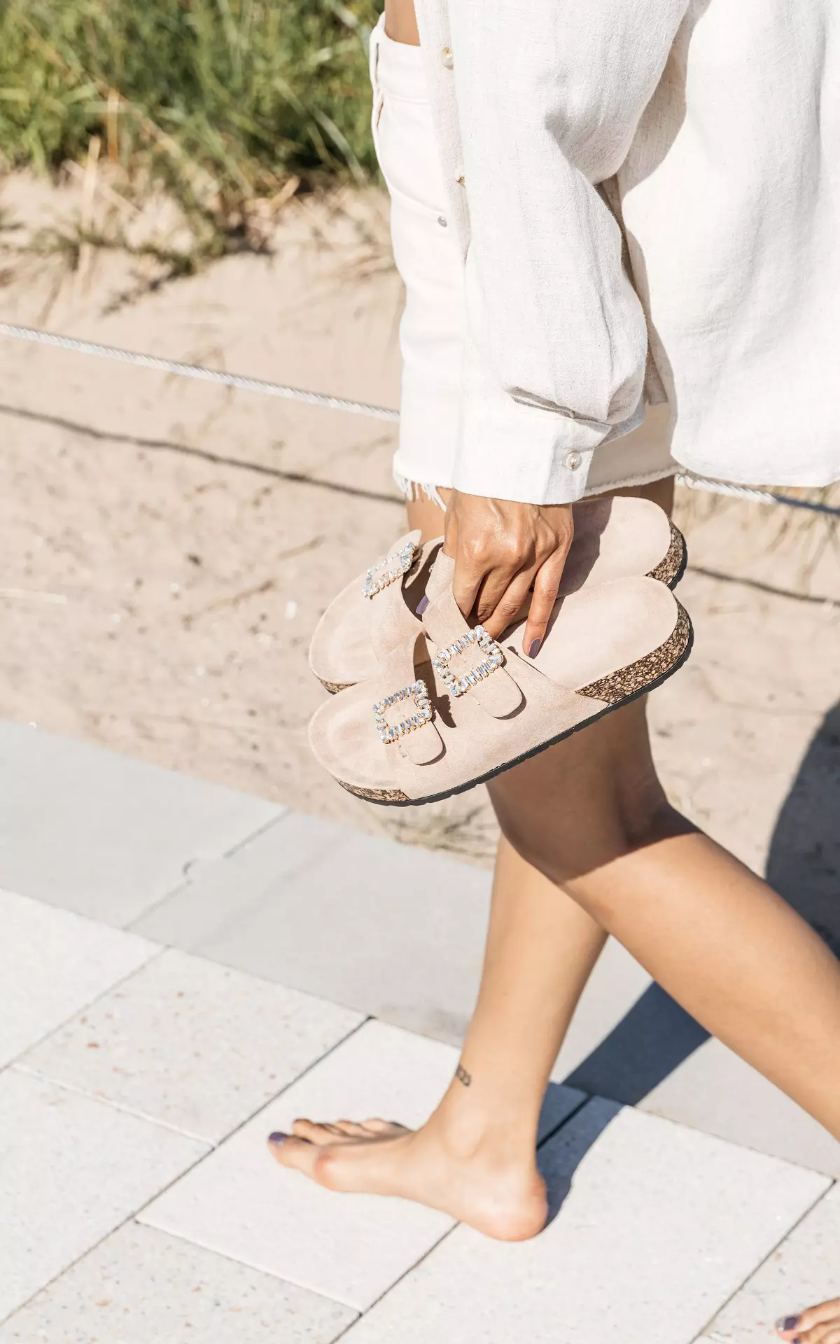 birkenstock sandals with rhinestones