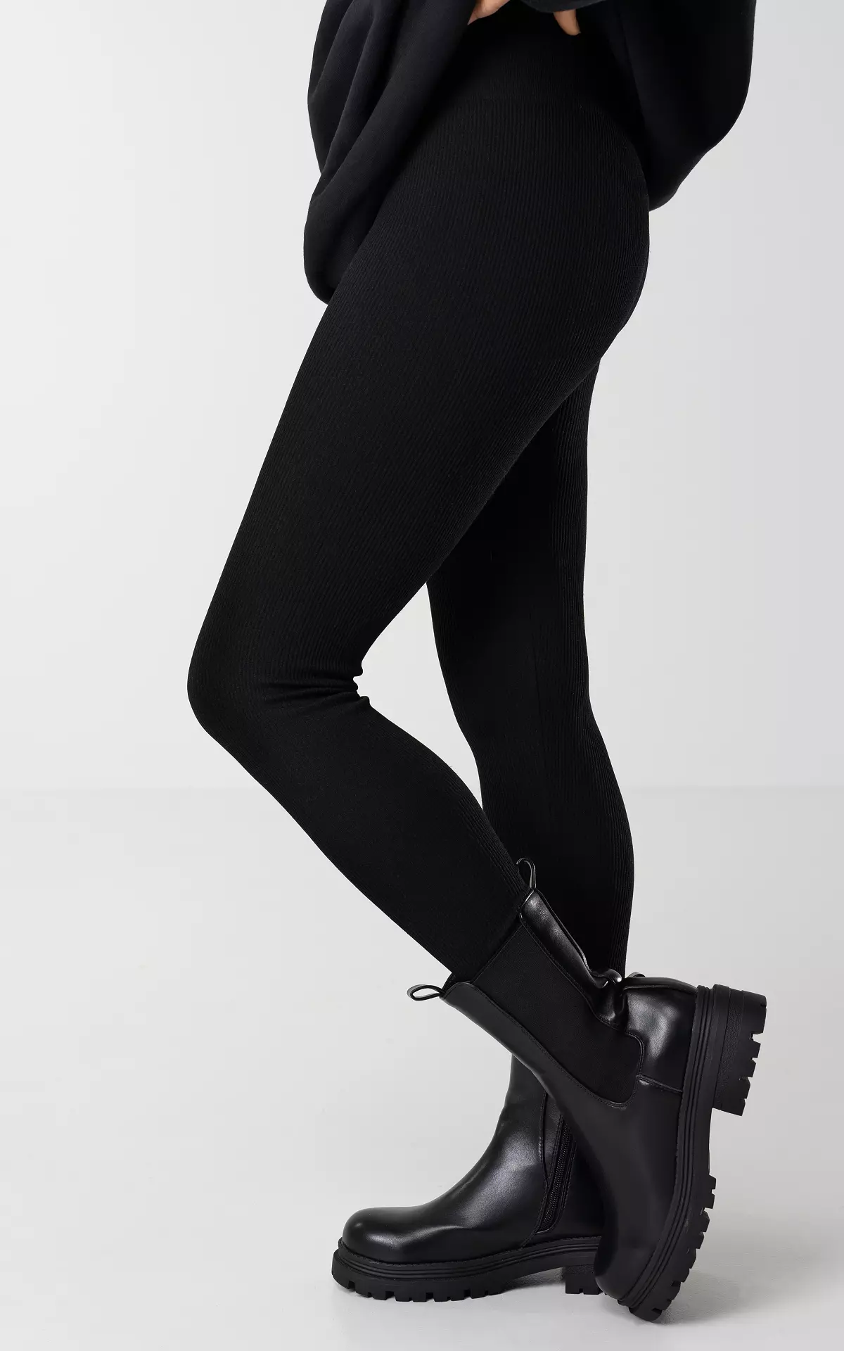 Nahtlose Leggings - Schwarz, Guts & Gusto