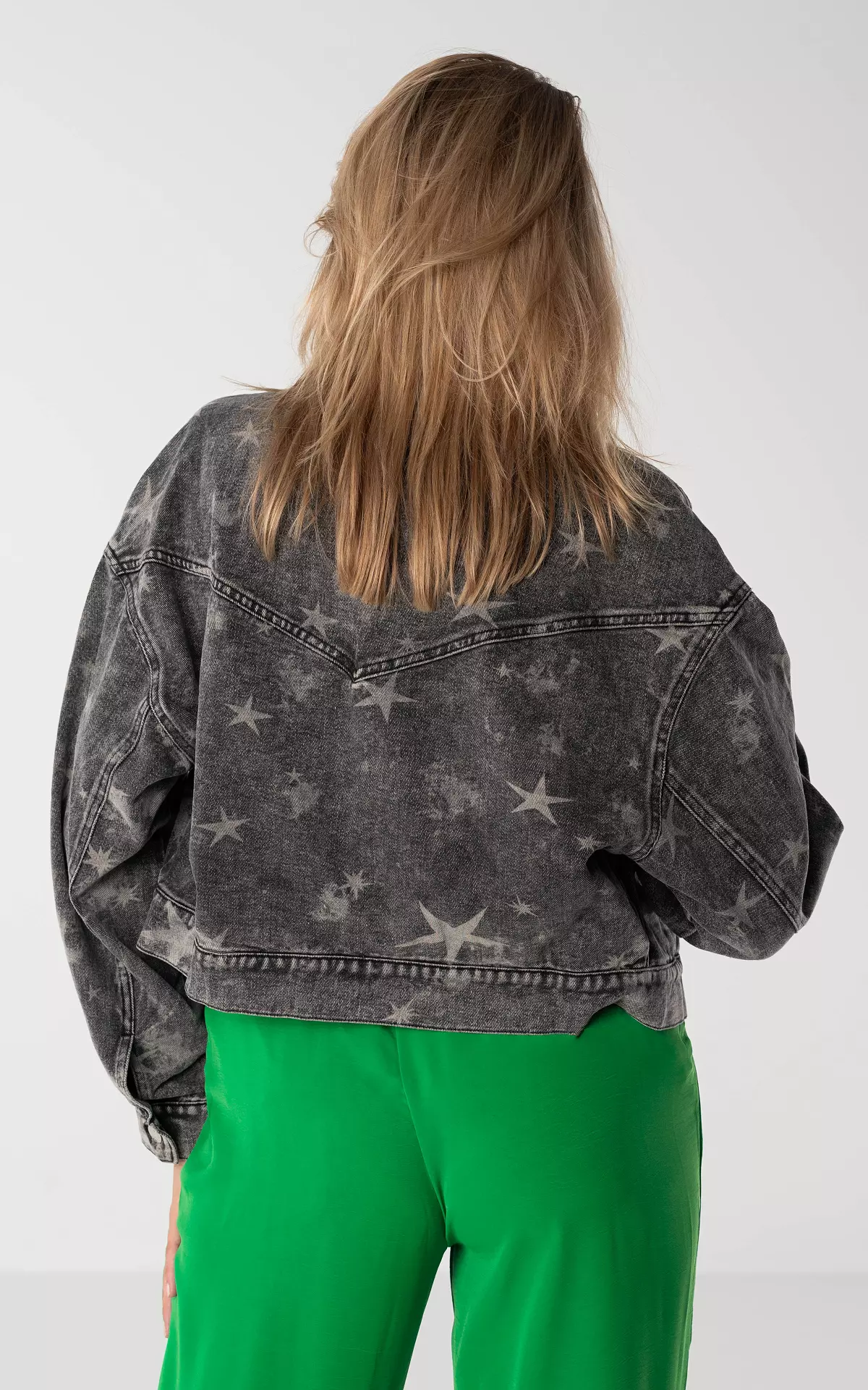 Cropped denim jacket with stars Guts & Gusto