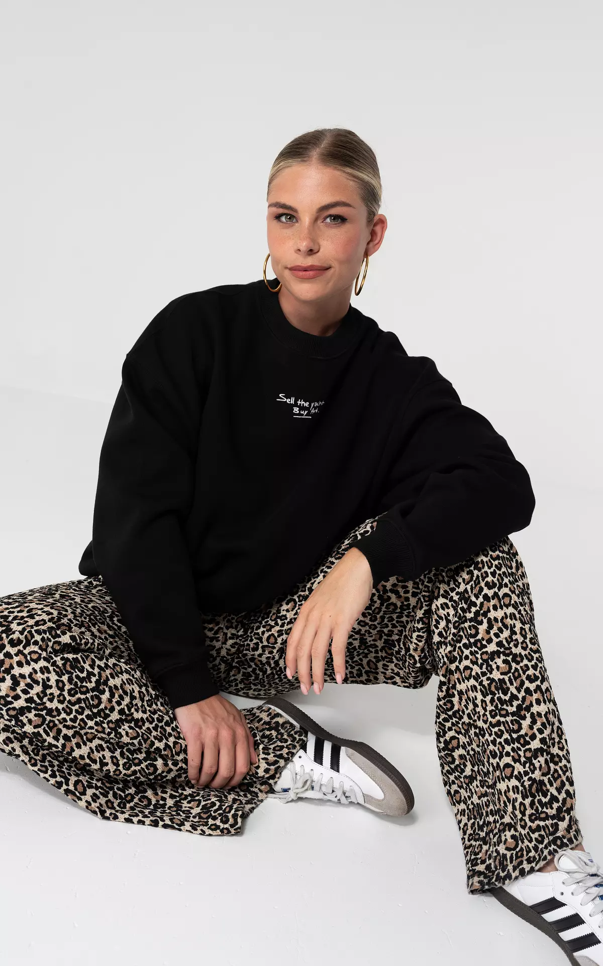 Duoease Sweatshirt,Y2K, voor dames, gestreept, oversized, lange mouwen, herfst, ronde hals, sweatshirt, C-Zwart, XL