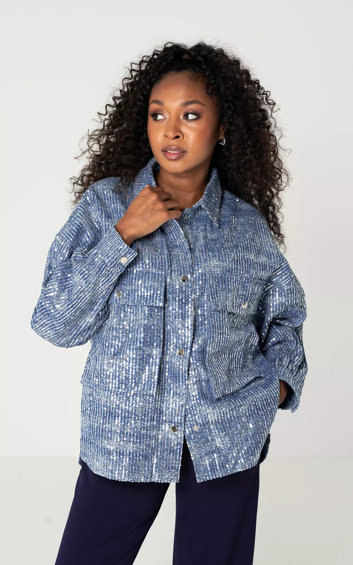 Dickies Girl Checkered Denim Jacket (Gray, White) Women's | S (40) | eBay