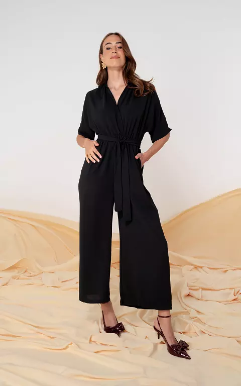 Maxi jumpsuit zwart