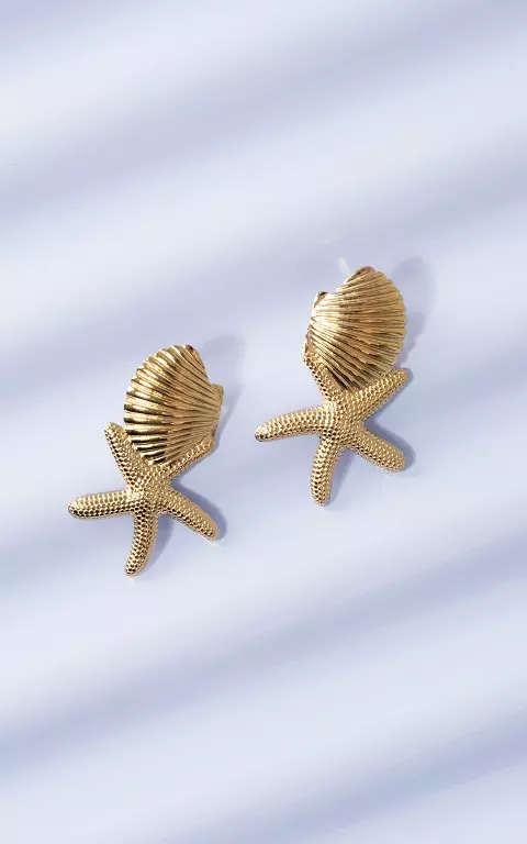 Boucles d’oreilles en acier inoxydable or