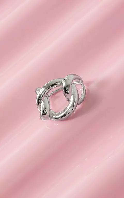 Verstelbare ring zilver