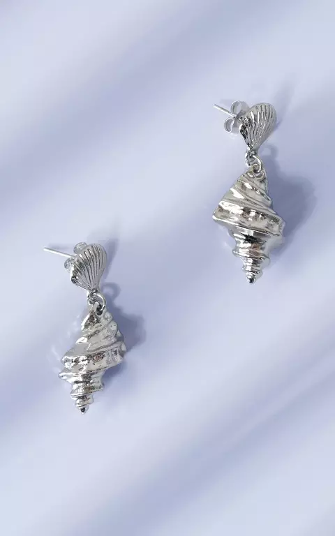 Ohrringe mit Muscheln silber