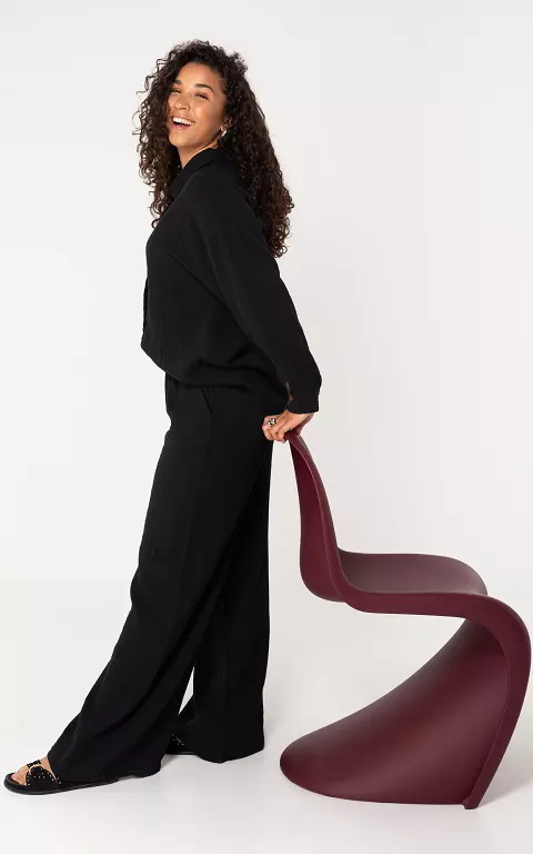 Katoenen broek zwart