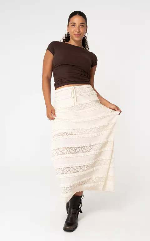 Maxi skirt white