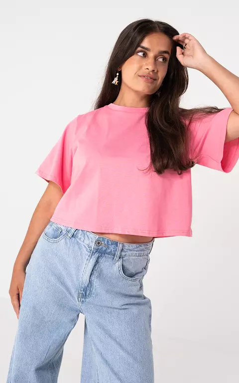 Basic shirt roze
