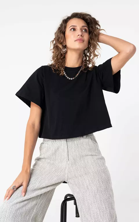 Basic T-Shirt schwarz