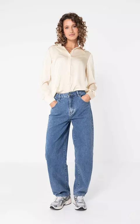 Balloon fit jeans blauw